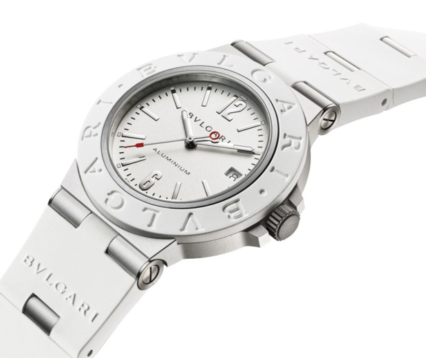 Bvlgari Aluminium White Automatic : toute l'énergie du blanc au poignet Bvlgari Aluminium White Automatic : toute l'énergie du blanc au poignet