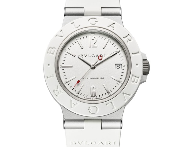 Bvlgari Aluminium White Automatic : toute l'énergie du blanc au poignet