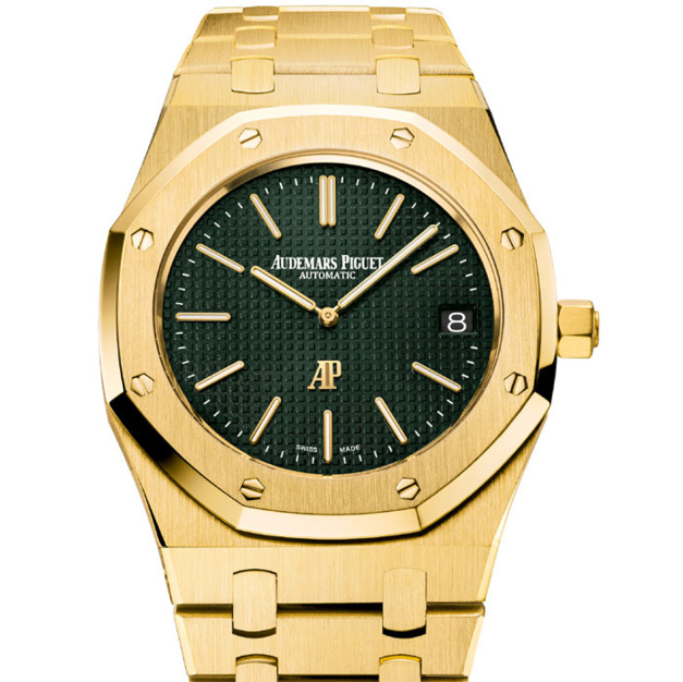 Audemars Piguet Royal Oak Extra-Plate The Hour Glass : quand le mythe acier se fait or jaune Audemars Piguet Royal Oak Extra-Plate The Hour Glass : quand le mythe acier se fait or jaune