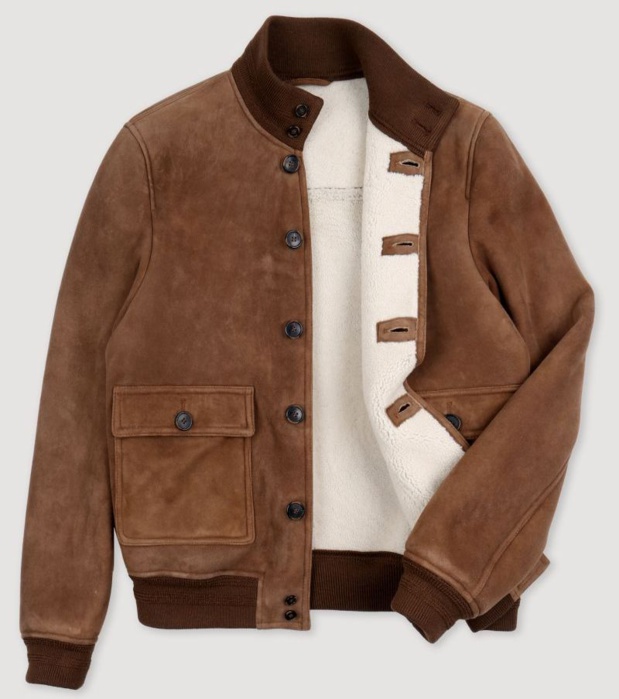 Le Valstarino de la maison milanaise Valstar : le blouson en daim par excellence !