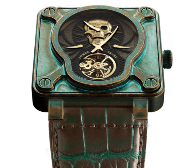 Bell&Ross BR 01 Skull Bronze Tourbillon Only Watch 2015 Bell&Ross BR 01 Skull Bronze Tourbillon Only Watch 2015