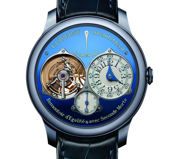 Tourbillon Souverain Bleu F.P. Journe Only Watch : pièce unique en tantale Tourbillon Souverain Bleu F.P. Journe Only Watch : pièce unique en tantale