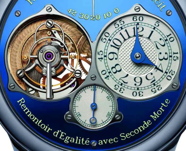 Tourbillon Souverain Bleu F.P. Journe Only Watch : pièce unique en tantale Tourbillon Souverain Bleu F.P. Journe Only Watch : pièce unique en tantale