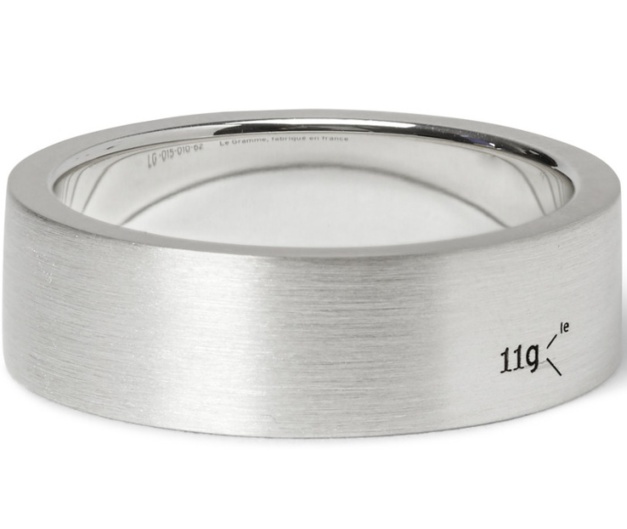 Bague en argent Le Gramme, 11 g. Bague en argent Le Gramme, 11 g.