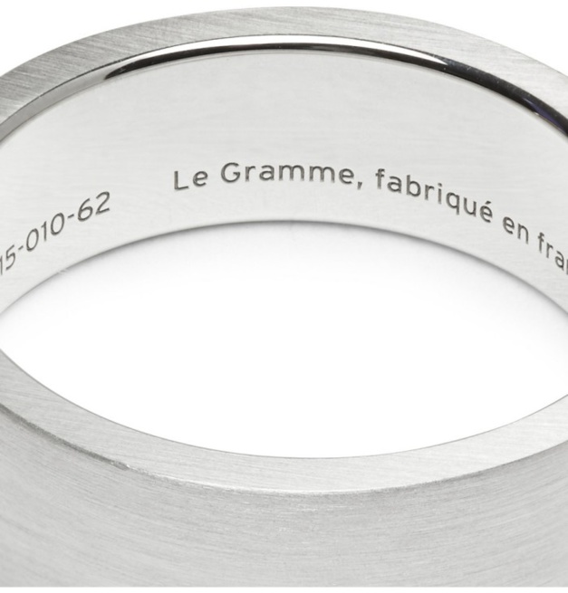 Le Gramme : des bagues en argent pour hommes... au gramme près