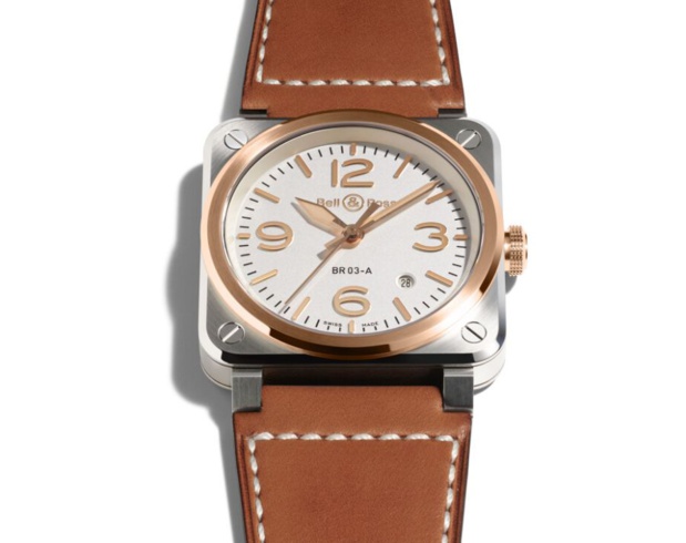 Bell & Ross BR 03 White & Gold