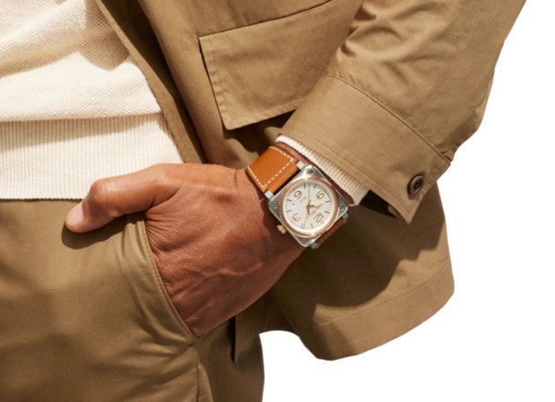 Bell & Ross BR 03 White & Gold