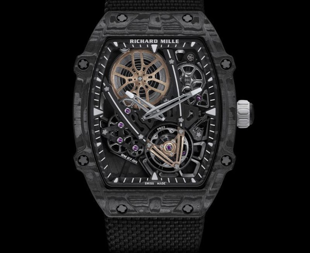 Richard Mille RM 27-05 Tourbillon Volant Rafael Nadal : une résistance extraordnaire à 14.000 G Richard Mille RM 27-05 Tourbillon Volant Rafael Nadal : une résistance extraordnaire à 14.000 G