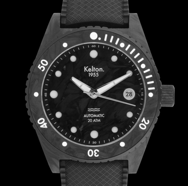 1955 Kelton : une édition limitée avec boitier en carbone forgé !