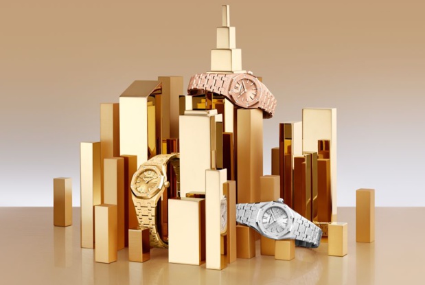 Audemars Piguet : une nouvelle gamme de Royal Oak "mini" proposée en "frosted gold" Audemars Piguet : une nouvelle gamme de Royal Oak "mini" proposée en "frosted gold"