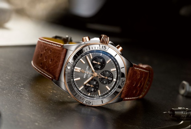 Breitling x Triumph : une somptueuse Chronomat en titane et or rouge pour cette 3ème collab' Breitling x Triumph : une somptueuse Chronomat en titane et or rouge pour cette 3ème collab'