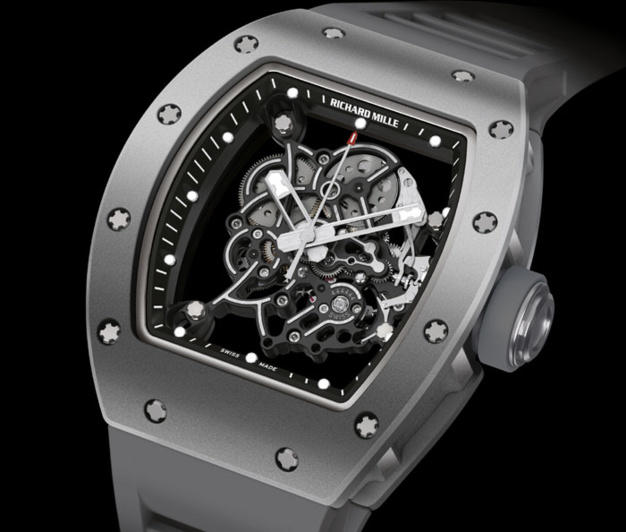Richard Mille RM 055 Bubba Watson All Grey Boutique Edition : fifty shades of grey Richard Mille RM 055 Bubba Watson All Grey Boutique Edition : fifty shades of grey