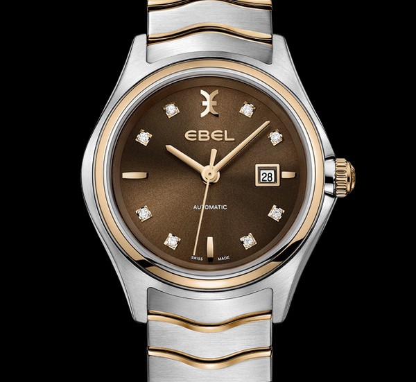 Ebel Wave Lady Auto : reflets bronze