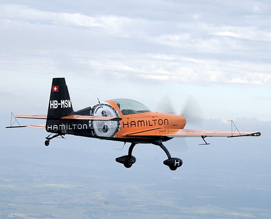 Hamilton : chronométreur officiel des Swiss National Aerobatics Championship Hamilton : chronométreur officiel des Swiss National Aerobatics Championship