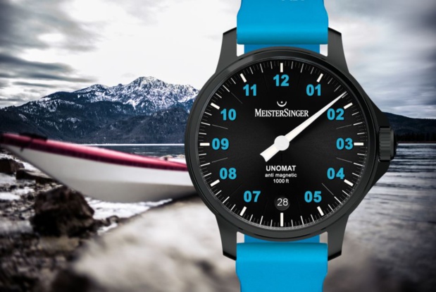 MeisterSinger Unomat : des heures bleues arctiques