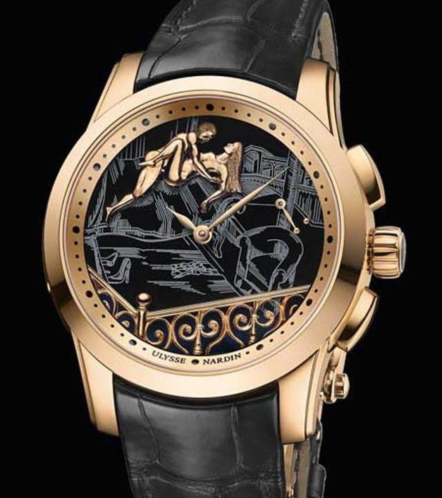 Ulysse Nardin Hourstriker Erotica Jarretière Ulysse Nardin Hourstriker Erotica Jarretière