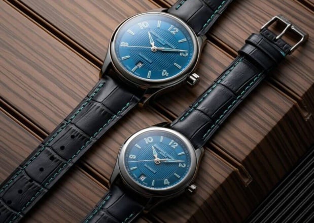 Frédérique Constant Classics Runabout Automatic : pour la première fois sur cadran bleu électrique ! Frédérique Constant Classics Runabout Automatic : pour la première fois sur cadran bleu électrique !