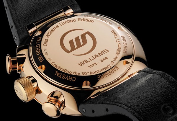 Oris et Williams F1 prolonge leur partenariat jusqu’en 2010  Oris et Williams F1 prolonge leur partenariat jusqu’en 2010