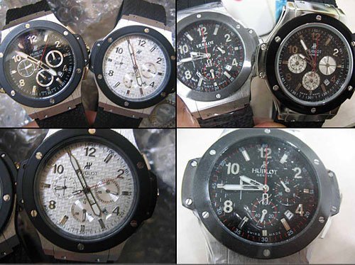 Plus de 300 fausses Big Bang Hublot saisies en Chine