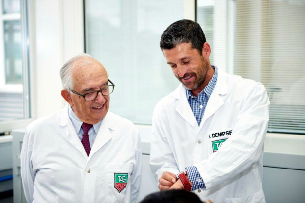 Jack Heuer et Patrick Dempsey Jack Heuer et Patrick Dempsey