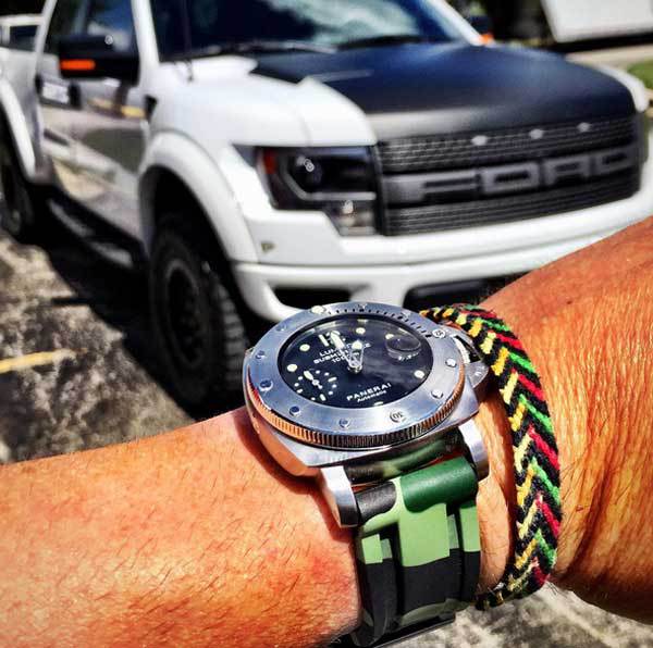 Horus Strap : des bracelets caoutchouc camo pour Panerai Horus Strap : des bracelets caoutchouc camo pour Panerai