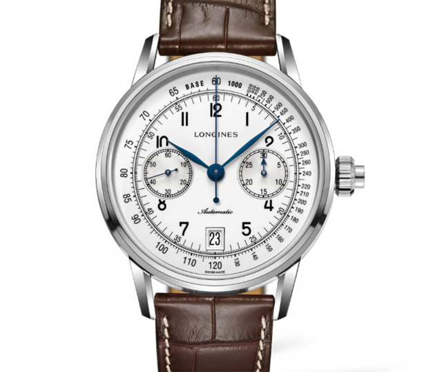 The Longines Column-Wheel Single Push-Piece Chronograph