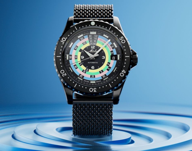 Mido Ocean Star Décompression Timer 1961 pvd noir Mido Ocean Star Décompression Timer 1961 pvd noir