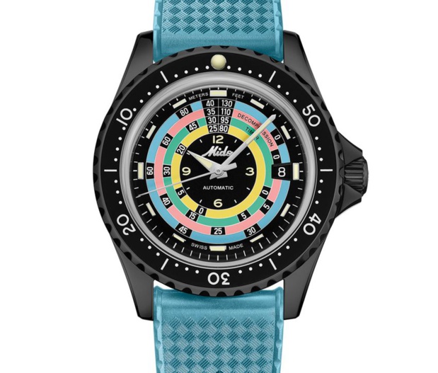 Mido Ocean Star Décompression Timer 1961 : édition limitée à 1961 exemplaires en PVD noir Mido Ocean Star Décompression Timer 1961 : édition limitée à 1961 exemplaires en PVD noir