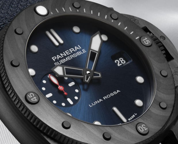 Panerai Submersible Luna Rossa Carbotech : 37 exemplaires en 24h chrono Panerai Submersible Luna Rossa Carbotech : 37 exemplaires en 24h chrono