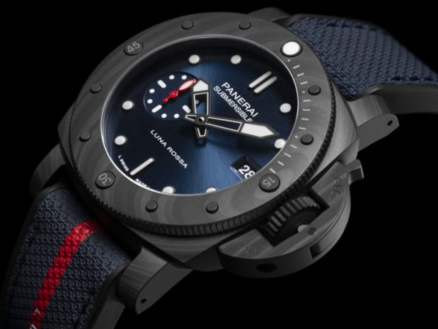 Panerai Submersible Luna Rossa Carbotech : 37 exemplaires en 24h chrono Panerai Submersible Luna Rossa Carbotech : 37 exemplaires en 24h chrono