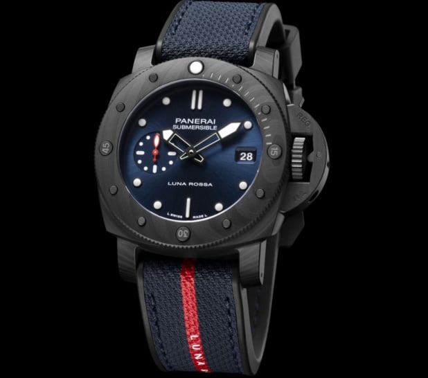 Panerai Submersible Luna Rossa Carbotech : 37 exemplaires en 24h chrono Panerai Submersible Luna Rossa Carbotech : 37 exemplaires en 24h chrono