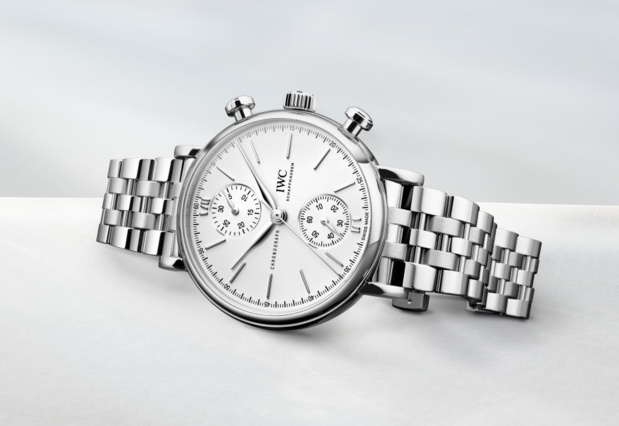 IWC Portofino Chronographe 39 : chic et sportive sur bracelet acier IWC Portofino Chronographe 39 : chic et sportive sur bracelet acier