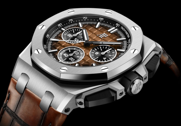 Audemars Piguet Royal Oak Offshore chronographe : acier et bronze fumé Audemars Piguet Royal Oak Offshore chronographe : acier et bronze fumé