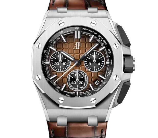 Audemars Piguet Royal Oak Offshore chronographe : acier et bronze fumé Audemars Piguet Royal Oak Offshore chronographe : acier et bronze fumé
