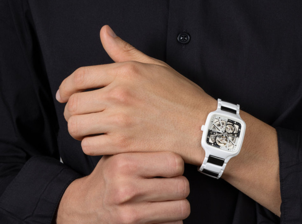 Rado True Square Open Heart Limited Edition : noir et blanc et vice versa Rado True Square Open Heart Limited Edition : noir et blanc et vice versa