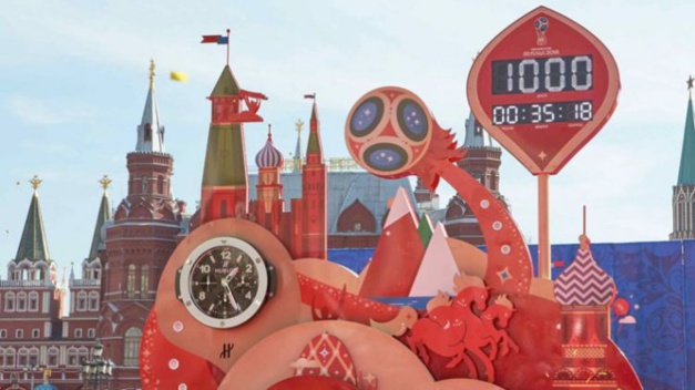 Hublot lance le compte à rebours de la Coupe du Monde de football 2018