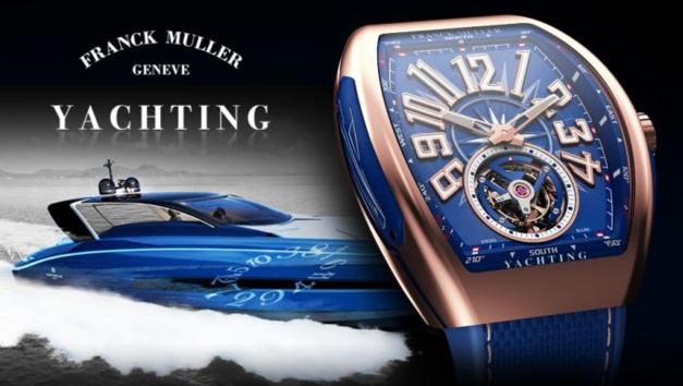 Franck Muller 55 : un yacht et une collection de montres...