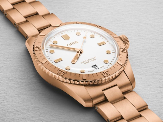 Oris Divers Sixty-Five Cotton Candy "White Star" : une jolie "bronzo" avec cadran blanc Oris Divers Sixty-Five Cotton Candy "White Star" : une jolie "bronzo" avec cadran blanc