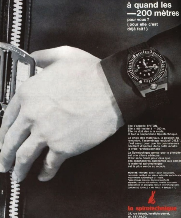 Triton : renaissance en beauté de la Spirotechnique Triton : renaissance en beauté de la Spirotechnique