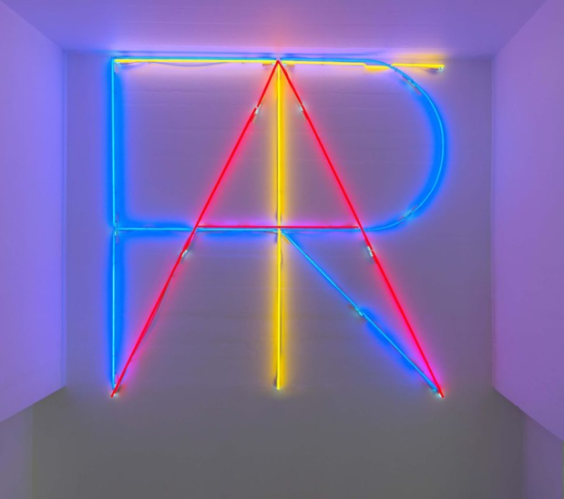 DR "ART" (1994, Coll. MAMCO) by Maurizio Nannucci DR "ART" (1994, Coll. MAMCO) by Maurizio Nannucci