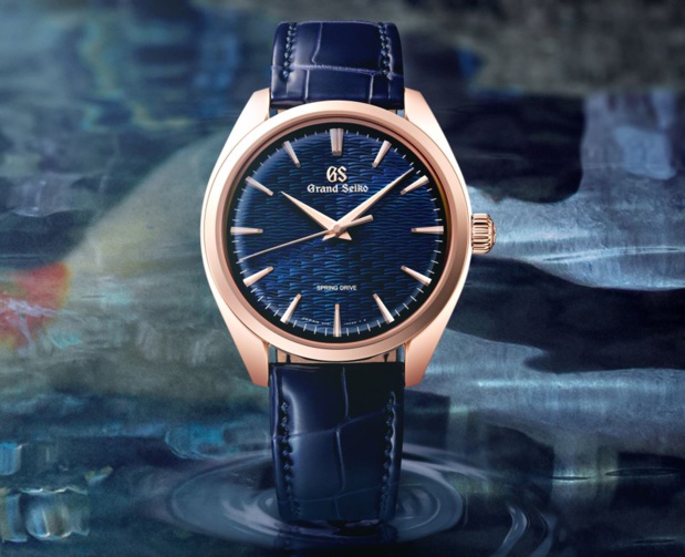Grand Seiko exclusivité Europe : l'étang japonais pour inspiration (modèle en or rose) Grand Seiko exclusivité Europe : l'étang japonais pour inspiration (modèle en or rose)