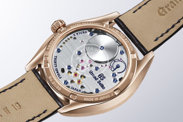 Grand Seiko exclusivité Europe : l'étang japonais pour inspiration (modèle en or rose) Grand Seiko exclusivité Europe : l'étang japonais pour inspiration (modèle en or rose)