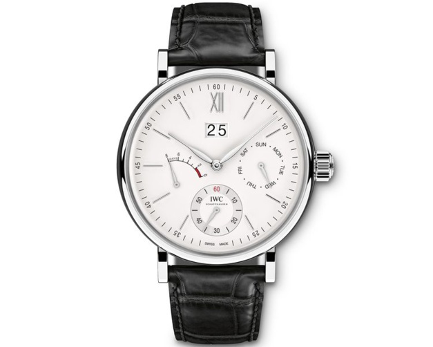 IWC Portofino Remontage manuel Day & Date version acier IWC Portofino Remontage manuel Day & Date version acier