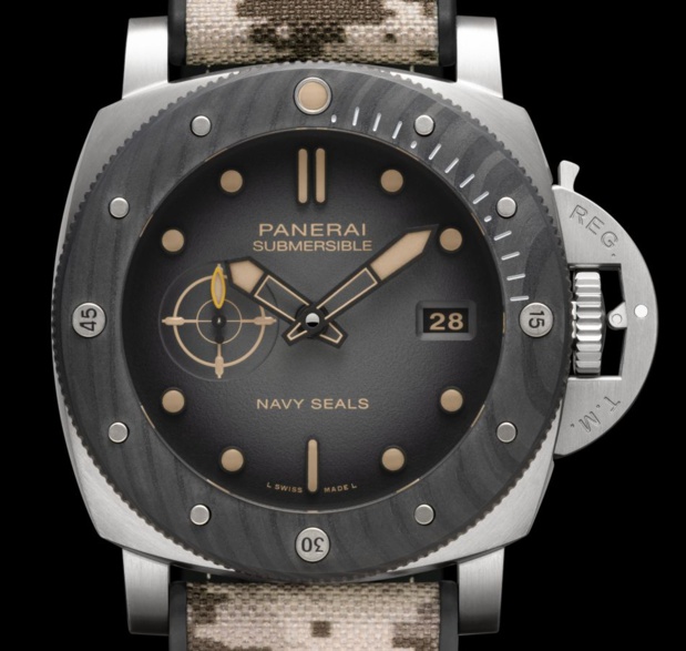 Panerai Submersible Navy SEALs Titanio : imposante de légèreté Panerai Submersible Navy SEALs Titanio : imposante de légèreté