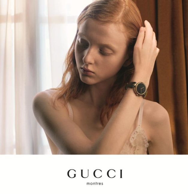 Gucci : nouvelle campagne montres et joaillerie