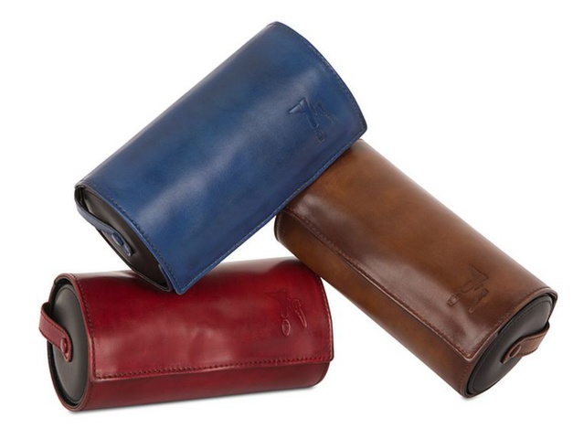 Berluti : un étui à montres en cuir Venezia Berluti : un étui à montres en cuir Venezia