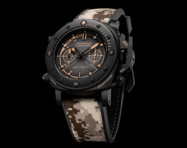 Panerai Submersible Chrono NavySeals Titanio : cible à l'heure Panerai Submersible Chrono NavySeals Titanio : cible à l'heure