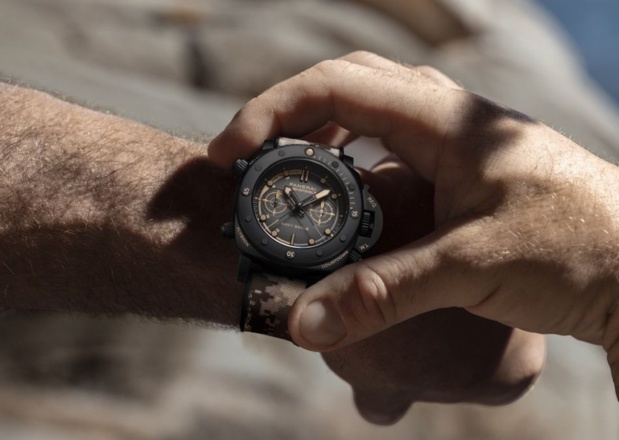 Panerai Submersible Chrono NavySeals Titanio : cible à l'heure Panerai Submersible Chrono NavySeals Titanio : cible à l'heure