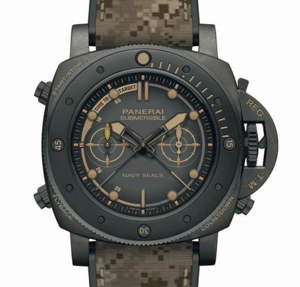 Panerai Submersible Chrono NavySeals Titanio : cible à l'heure Panerai Submersible Chrono NavySeals Titanio : cible à l'heure