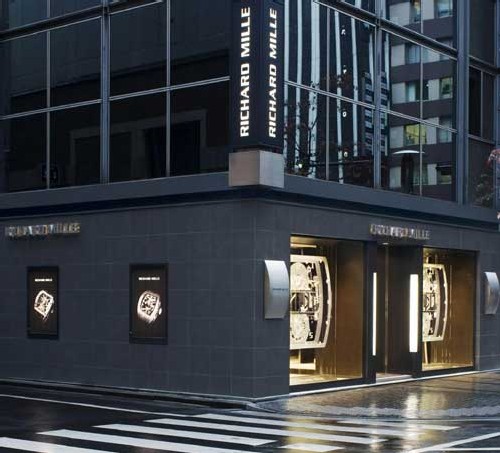 Boutique Richard Mille à Ginza au Japon Boutique Richard Mille à Ginza au Japon